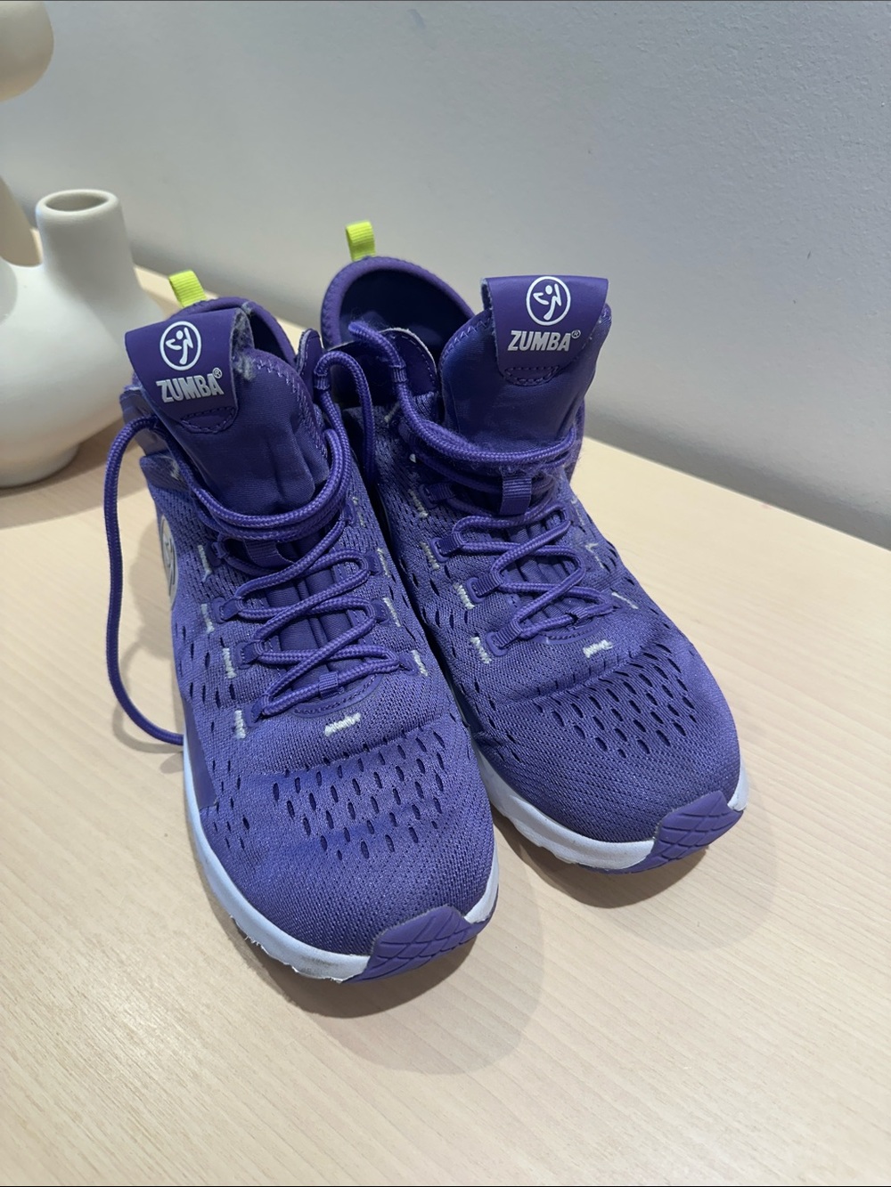 Zumba Air Funk purple Mid Top Dance Sneakers US 8.5 EU 40